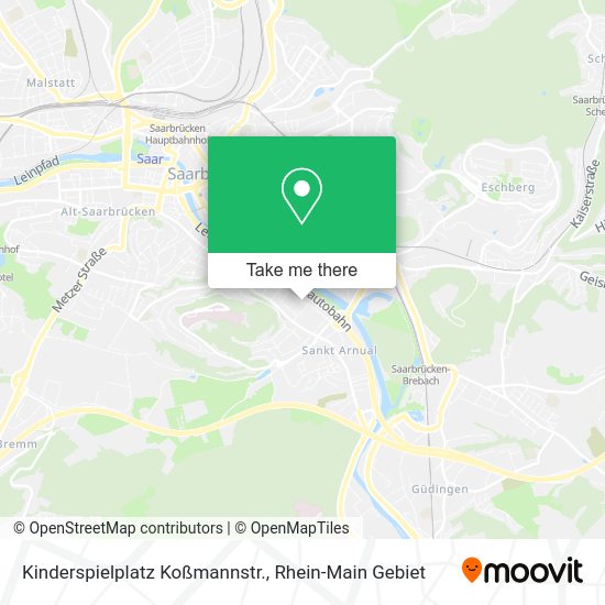 Карта Kinderspielplatz Koßmannstr.