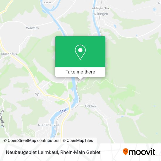 Карта Neubaugebiet Leimkaul