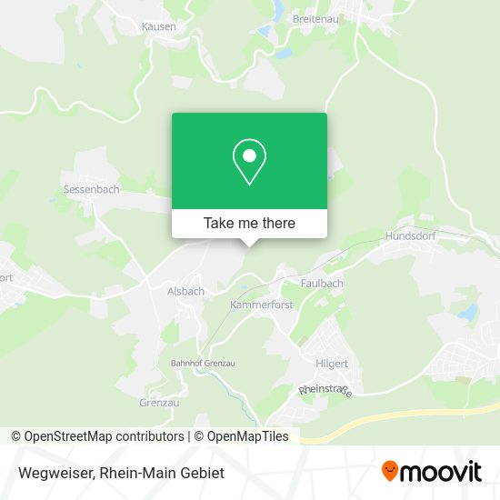 Карта Wegweiser