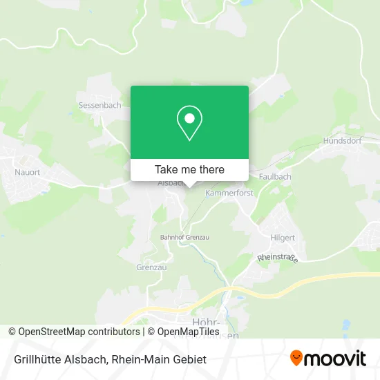 Карта Grillhütte Alsbach