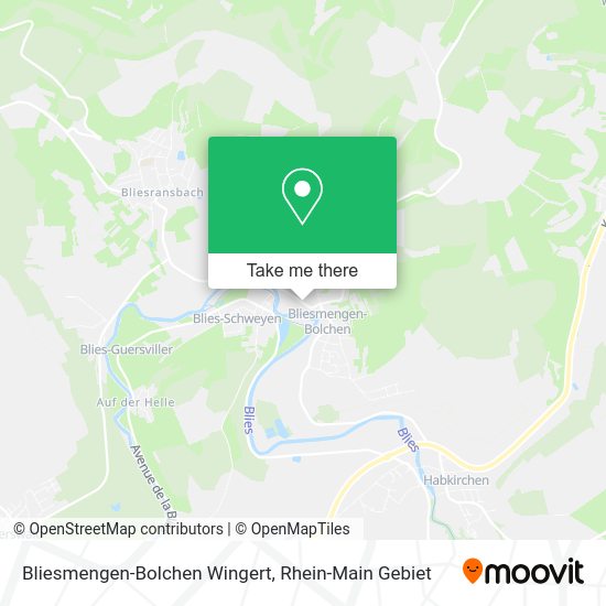 Карта Bliesmengen-Bolchen Wingert
