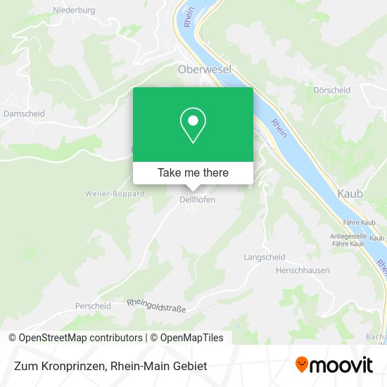 Карта Zum Kronprinzen
