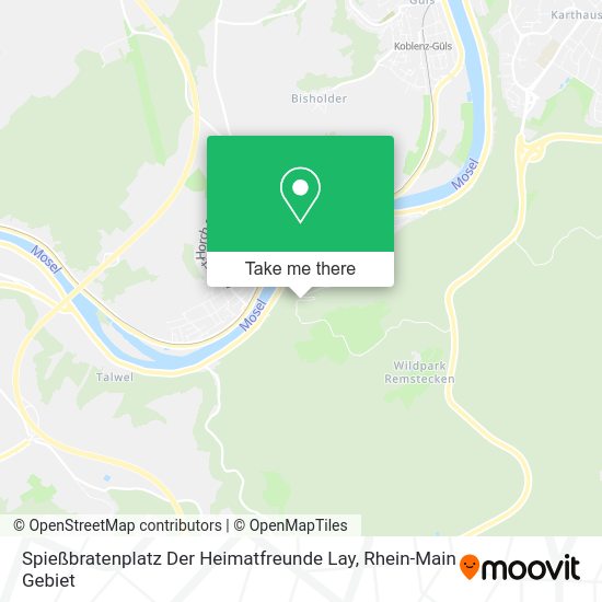 Карта Spießbratenplatz Der Heimatfreunde Lay