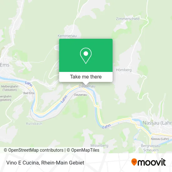 Карта Vino E Cucina