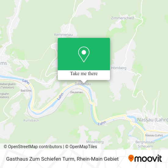 Карта Gasthaus Zum Schiefen Turm