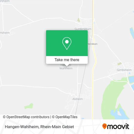 Карта Hangen-Wahlheim