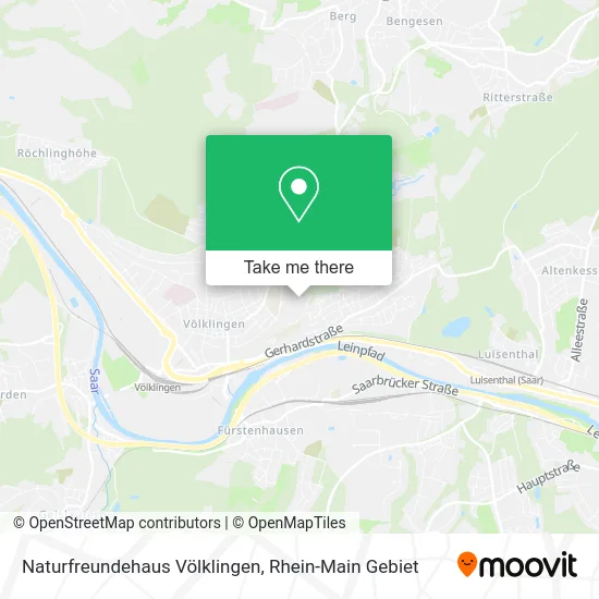 Карта Naturfreundehaus Völklingen
