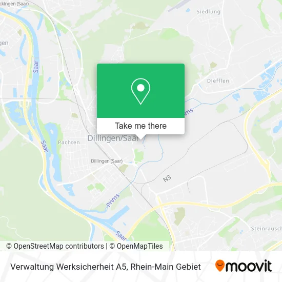 Карта Verwaltung Werksicherheit A5