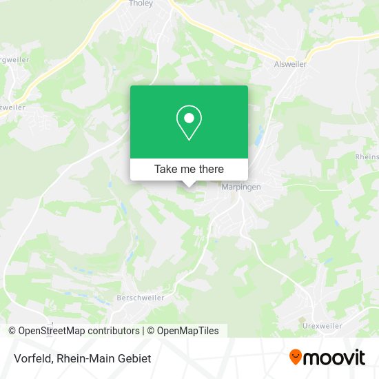 Карта Vorfeld