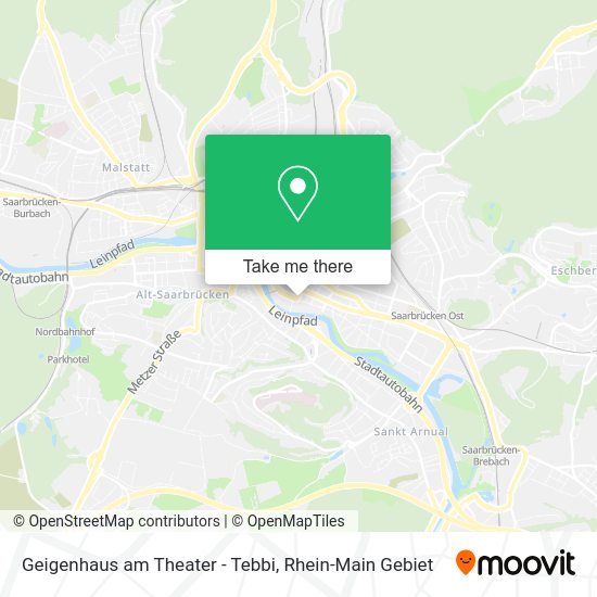 Карта Geigenhaus am Theater - Tebbi