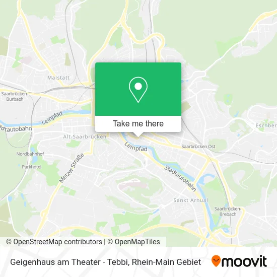 Карта Geigenhaus am Theater - Tebbi