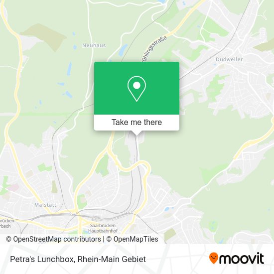 Petra's Lunchbox map