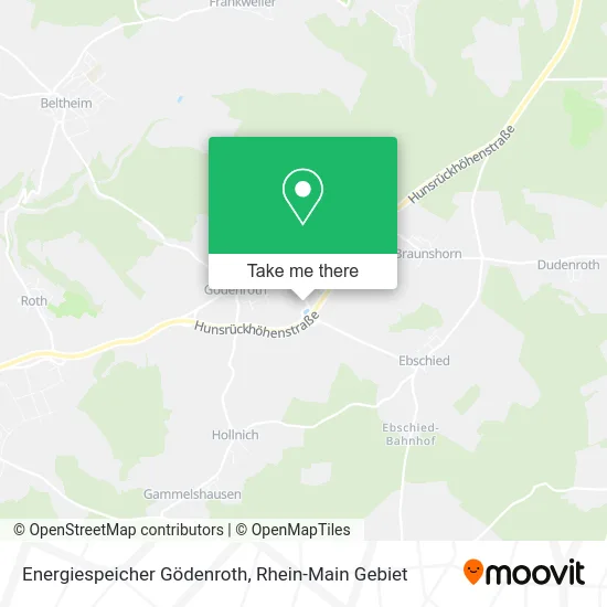Карта Energiespeicher Gödenroth