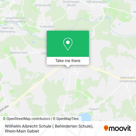 Карта Willhelm Albrecht Schule ( Behinderten Schule)