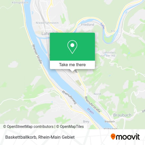 Карта Baskettballkorb