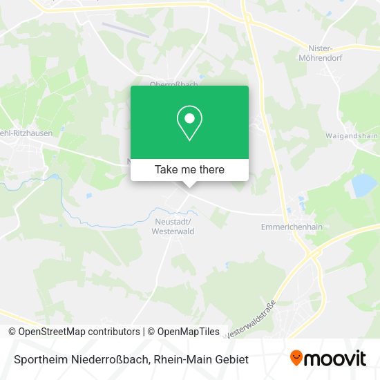 Карта Sportheim Niederroßbach