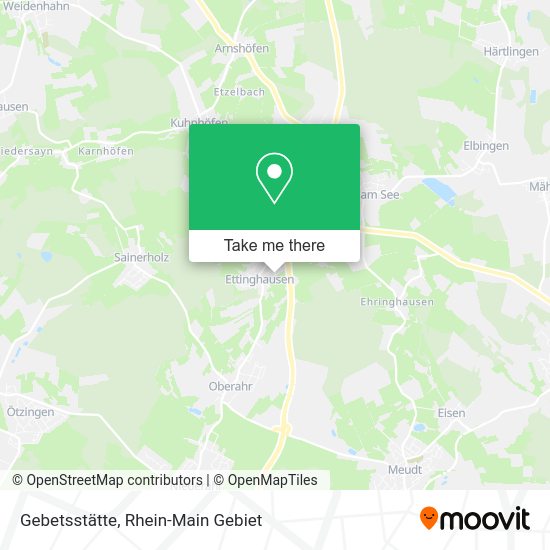 Карта Gebetsstätte