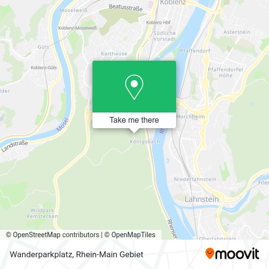 Карта Wanderparkplatz