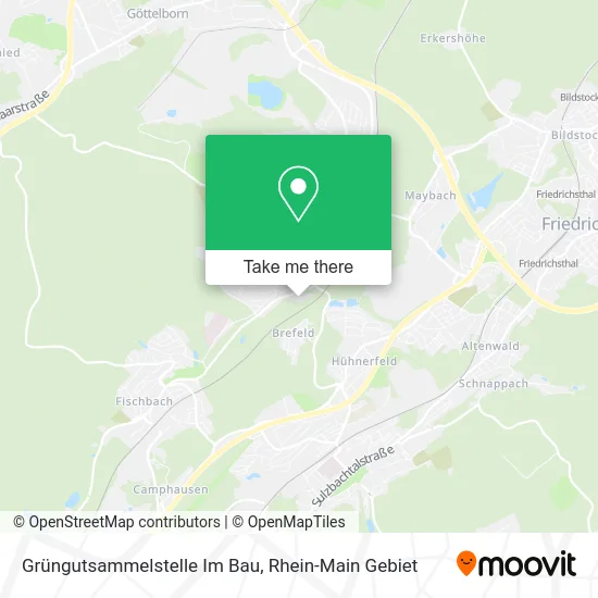 Карта Grüngutsammelstelle Im Bau