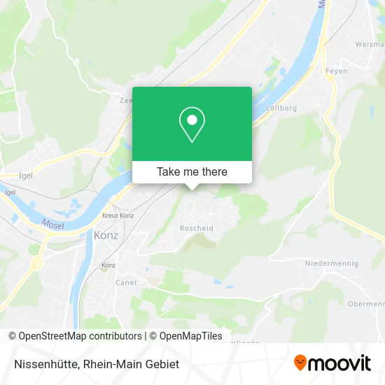 Карта Nissenhütte