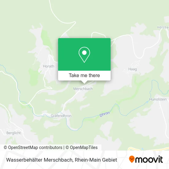 Wasserbehälter Merschbach map