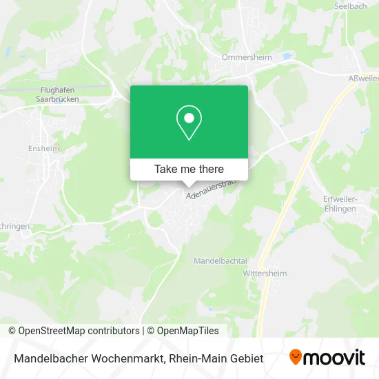 Карта Mandelbacher Wochenmarkt
