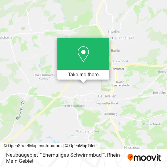 Карта Neubaugebiet ""Ehemaliges Schwimmbad""