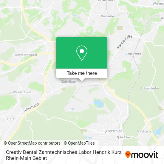 Карта Creativ Dental Zahntechnisches Labor Hendrik Kurz