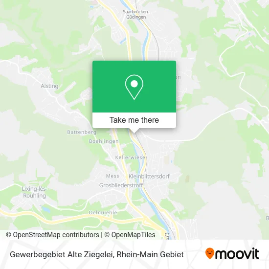 Карта Gewerbegebiet Alte Ziegelei