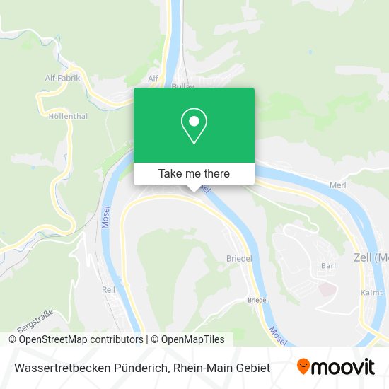 Карта Wassertretbecken Pünderich