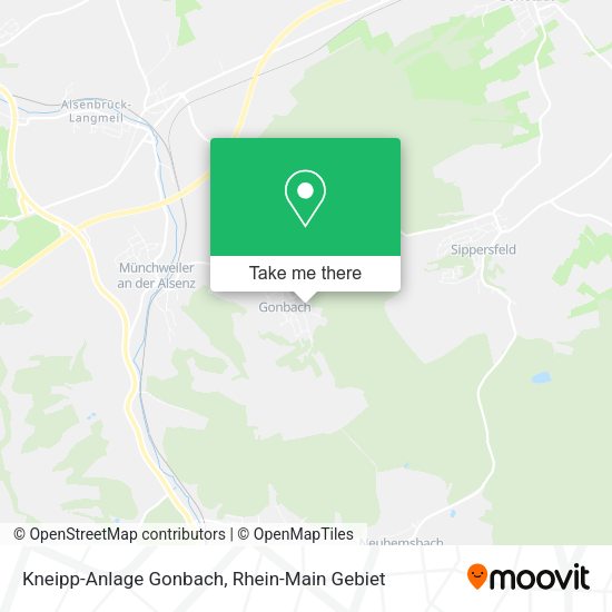 Карта Kneipp-Anlage Gonbach