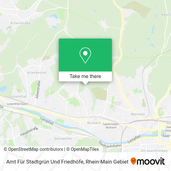 Карта Amt Für Stadtgrün Und Friedhöfe