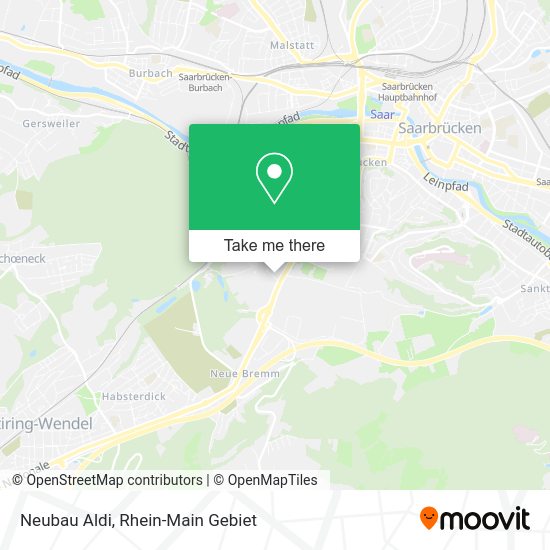Карта Neubau Aldi