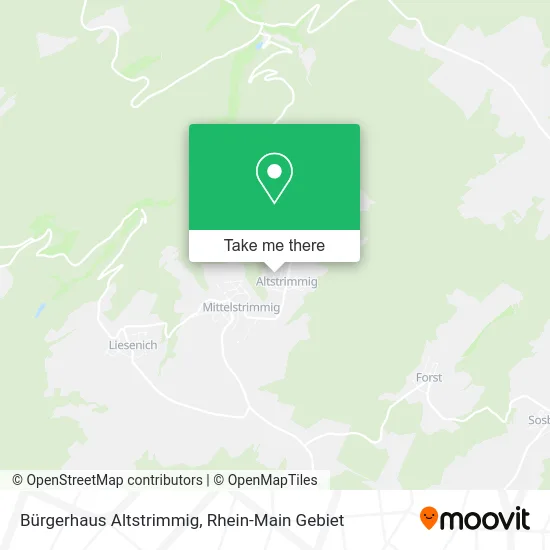 Карта Bürgerhaus Altstrimmig