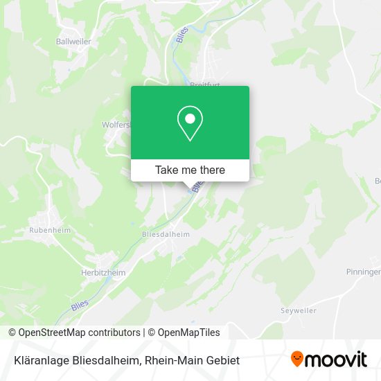 Карта Kläranlage Bliesdalheim