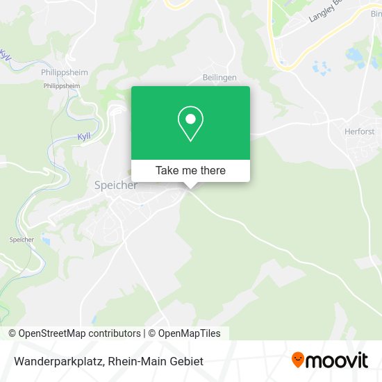 Карта Wanderparkplatz
