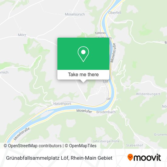 Карта Grünabfallsammelplatz Löf