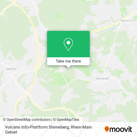 Карта Volcano Info-Plattform Steineberg