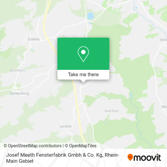 Карта Josef Meeth Fensterfabrik Gmbh & Co. Kg
