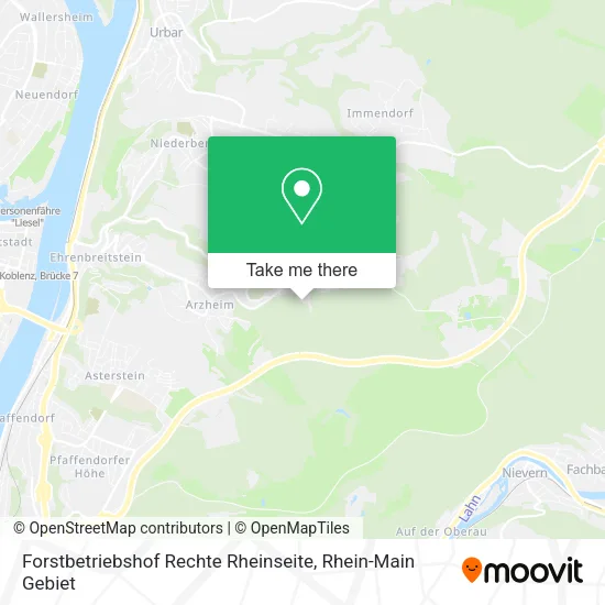 Карта Forstbetriebshof Rechte Rheinseite