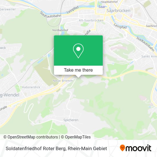 Карта Soldatenfriedhof Roter Berg
