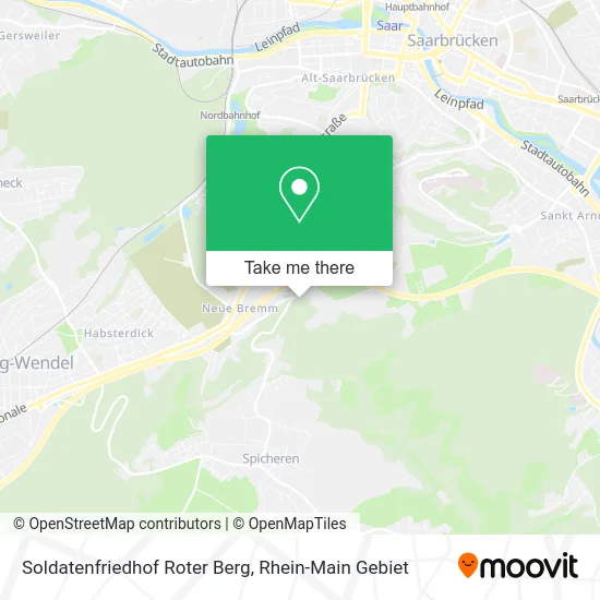 Карта Soldatenfriedhof Roter Berg