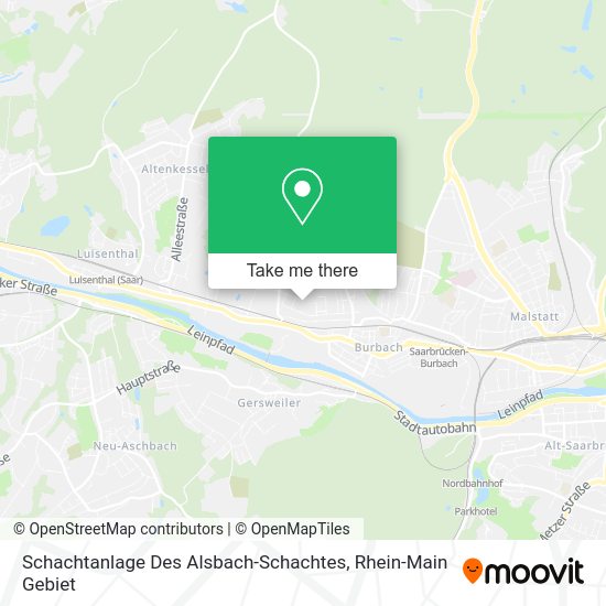 Карта Schachtanlage Des Alsbach-Schachtes