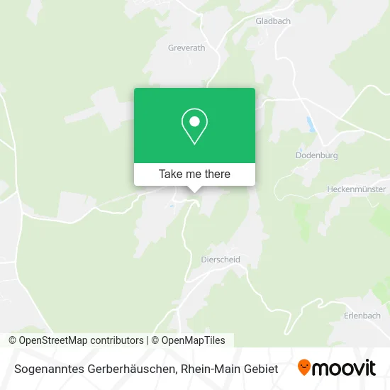Карта Sogenanntes Gerberhäuschen
