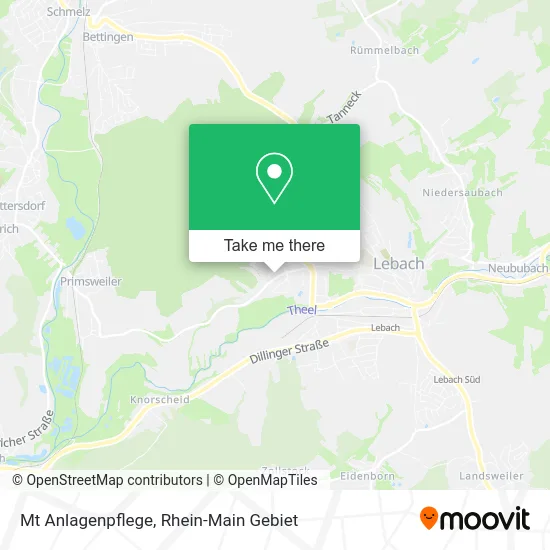 Карта Mt Anlagenpflege