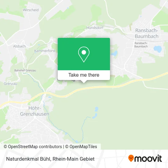 Карта Naturdenkmal Bühl