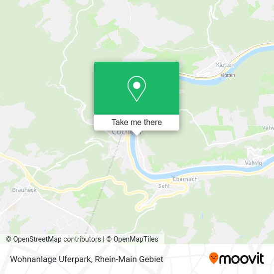 Карта Wohnanlage Uferpark