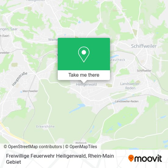 Карта Freiwillige Feuerwehr Heiligenwald
