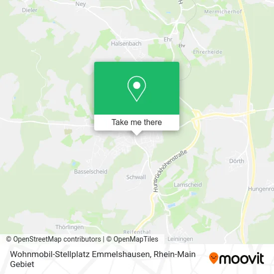 Карта Wohnmobil-Stellplatz Emmelshausen