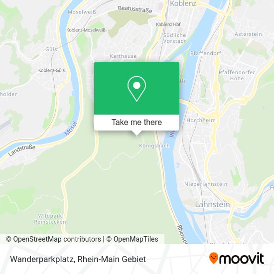 Карта Wanderparkplatz
